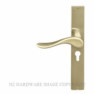 WINDSOR 8194 E48 USB HAVEN SQUARE LONGPLATE E48 KEYHOLE UNLACQUERED SATIN BRASS
