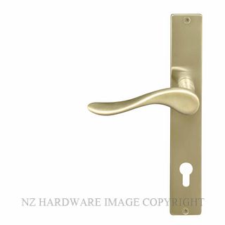 WINDSOR 8194 E85 USB HAVEN SQUARE LONGPLATE E85 KEYHOLE UNLACQUERED SATIN BRASS
