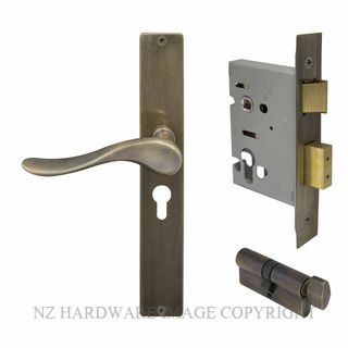 WINDSOR 8246 OR HAVEN SQUARE LONGPLATE LOCKSET E48 OIL RUBBED BRONZE