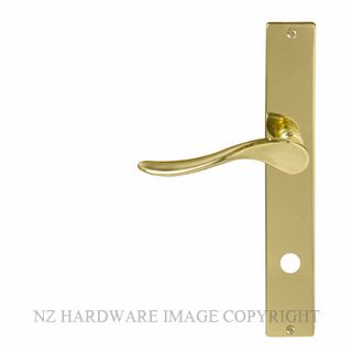 WINDSOR 8194 P85 UB HAVEN SQUARE LONGPLATE PRIVACY 85MM UNLACQUERED BRASS