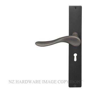 WINDSOR 8194L DRB HAVEN SQUARE LONGPLATE STD KEYHOLE DARK ROMAN BRASS