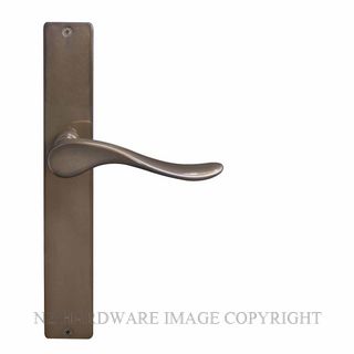 WINDSOR 8194LD AB HAVEN SQUARE LONGPLATE DUMMY LEFT HAND ANTIQUE BRONZE