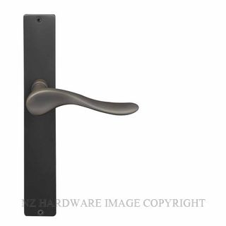 WINDSOR 8194LD DRB HAVEN SQUARE LONGPLATE DUMMY LEFT HAND DARK ROMAN BRASS