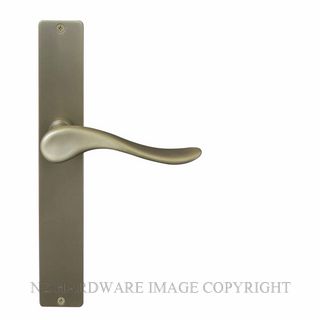 WINDSOR 8194LD RB HAVEN SQUARE LONGPLATE DUMMY LEFT HAND ROMAN BRASS