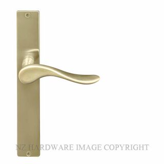 WINDSOR 8194LD USB HAVEN SQUARE LONGPLATE DUMMY LEFT HAND UNLACQUERED SATIN BRASS