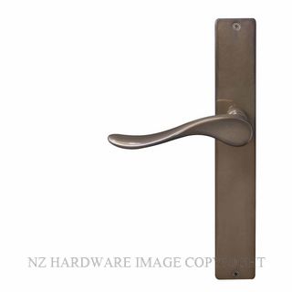 WINDSOR 8194RD AB HAVEN SQUARE LONGPLATE DUMMY RIGHT HAND ANTIQUE BRONZE