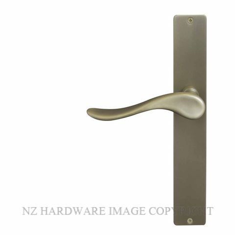 WINDSOR HAVEN SQUARE RB LONGPLATE ROMAN BRASS