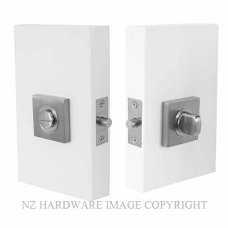 WINDSOR 9044 BN SQUARE 55MM PRIVACY SET 60MM BOLT BRUSHED NICKEL