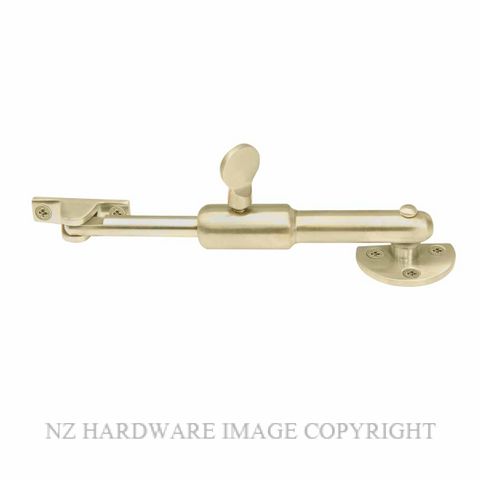 WINDSOR 5355 USB TELESCOPIC STAY - ROUND UNLACQUERED SATIN BRASS