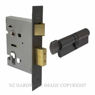 WINDSOR 1170 DRB LOCK KIT - EURO 57MM (1115+1148) DARK ROMAN BRASS