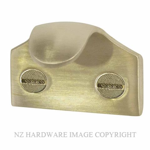 WINDSOR 5360 USB SOLID BRASS SASH LIFT UNLACQUERED SATIN BRASS