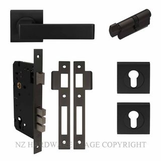 WINDSOR 7214 BLK GALAXY PEGASUS ELITE ENTRANCE SET MATT BLACK