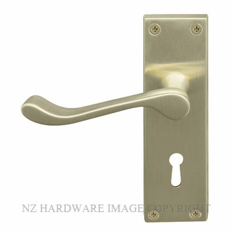 WINDSOR 7005-7006 USB BELMONT HANDLES UNLACQUERED SATIN BRASS