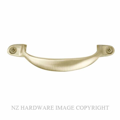 WINDSOR 5190 USB OFFSET PULL HANDLE 100MM UNLACQUERED SATIN BRASS