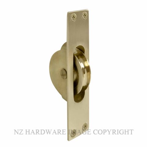 WINDSOR 5197 USB SASH PULLEY UNLACQUERED SATIN BRASS