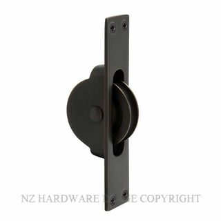 WINDSOR 5197 DRB SASH PULLEY DARK ROMAN BRASS