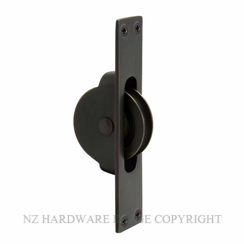 WINDSOR 5197 DRB SASH PULLEY DARK ROMAN BRASS