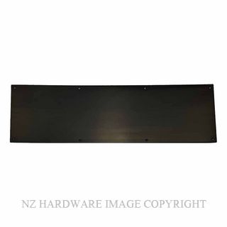 SS KICKPLATE 300H X 900W (MM) 1.2MM SCREW FIXED MATT BLACK