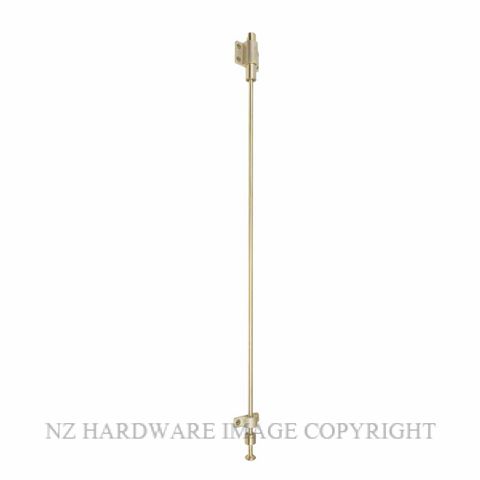 WINDSOR 5362 USB SOLID BRASS SPRING CATCH 450MM UNLACQUERED SATIN BRASS