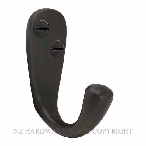 WINDSOR 5196 DRB COAT HOOK - SINGLE DARK ROMAN BRASS