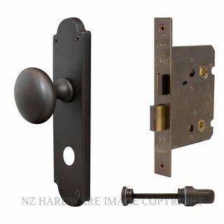 WINDSOR 3018 DRB VICTORIAN KNOB PRIVACY SET DARK ROMAN BRASS