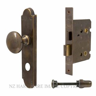 WINDSOR 3018 OR VICTORIAN KNOB PRIVACY SET OIL RUBBED BRONZE