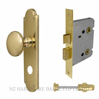 WINDSOR 3018 PB VICTORIAN KNOB PRIVACY SET POLISHED BRASS