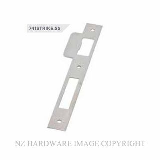 ISEO 741 STRIKER PLATE FOR 741 LOCK STAINLESS STEEL LOOK