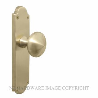 WINDSOR 3017 USB VICTORIAN KNOB PASSAGE SET UNLACQUERED SATIN BRASS