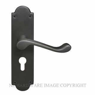 WINDSOR 3008 E48 DRB VICTORIAN LEVER LOCK - EURO 48MM DARK ROMAN BRASS