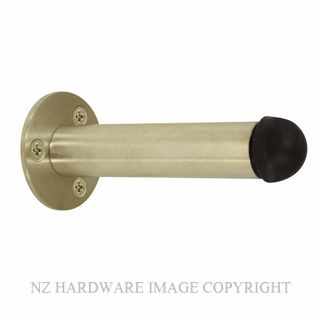 WINDSOR 5186 USB 87MM PIPE DOORSTOP SKIRTING FIX UNLACQUERED SATIN BRASS