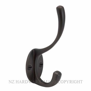 WINDSOR 3024 DRB HAT AND COAT HOOK DARK ROMAN BRASS