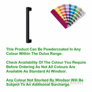 WINDSOR 7099-RF PC 450MM POLO PULL HANDLE SINGLE POWDERCOAT