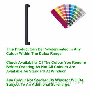 WINDSOR 7100-FF PC 600MM POLO PULL HANDLE SINGLE POWDERCOAT