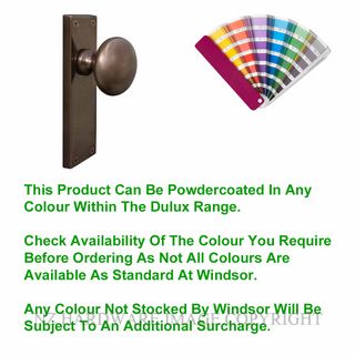 WINDSOR 3013 PC VICTORIAN KNOB PASSAGE KITSET POWDER COAT