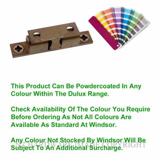 WINDSOR 5016 PC 60MM DOUBLE BALL CATCH POWDERCOAT