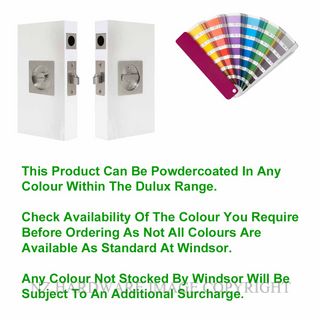 WINDSOR 5331 PC CAVITY-SUITE PRIVACY KIT SQUARE POWDER COAT