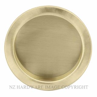 WINDSOR 8105 USB SINGLE FLUSHPULL 55X11MM UNLACQUERED SATIN BRASS