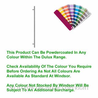 WINDSOR 7093-RF PC 1200MM PULL HANDLE SINGLE POWDERCOAT
