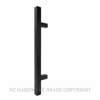 WINDSOR 7055-RF BLK 600MM PULL 25MM SQUARE SINGLE MATT BLACK