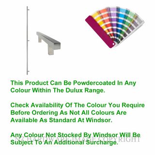 WINDSOR 7097-RF PC 1800MM PULL 25MM SQ SINGLE POWDERCOAT