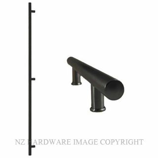 WINDSOR 7094-RF BLK 1800MM PULL 32MM DIA SINGLE MATT BLACK