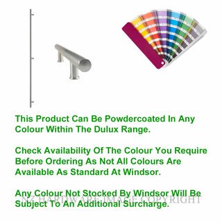 WINDSOR 7094-RF PC 1800MM PULL 32MM DIA SINGLE POWDERCOAT