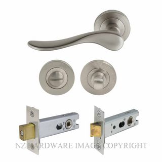 WINDSOR 8241 BN HAVEN 52MM PRIVACY SET ROUND ROSE BRUSHED NICKEL
