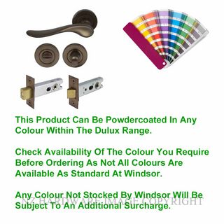 WINDSOR 8241 PC HAVEN 52MM PRIVACY SET ROUND ROSE POWDERCOAT