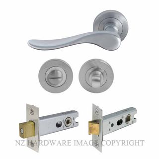 WINDSOR 8241 SC HAVEN 52MM PRIVACY SET ROUND ROSE SATIN CHROME