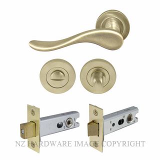 WINDSOR 8241 USB HAVEN 52MM PRIVACY SET ROUND ROSE UNLACQUERED SATIN BRASS