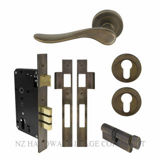 WINDSOR 8243 OR HAVEN 52MM ENTRANCE LOCKSET ROUND ROSE OIL RUBBED BRONZE