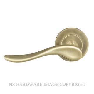WINDSOR 8196 USB HAVEN 64MM HANDLE SET LARGE ROUND ROSE UNLACQUERED SATIN BRASS