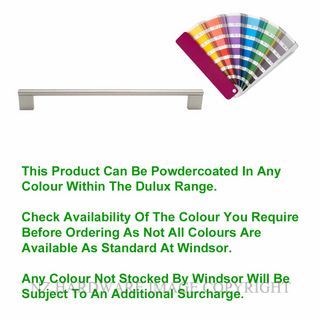 WINDSOR 6316 PC MINERVA CABINET HANDLE 288MM POWDER COAT